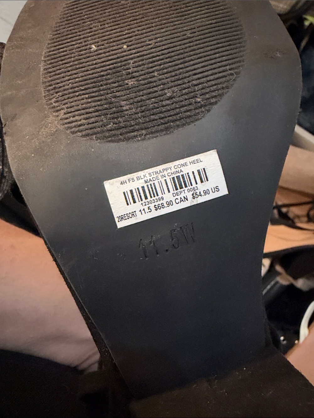 Torrid Strap Heels-11.5W - Picture 3 of 3